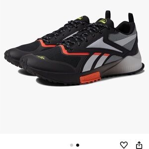 Reebok Lavante Trail Black red Flare sneakers
